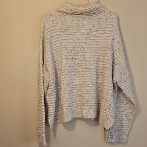 Madewell Cream Cowl Neck Sweater